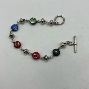 Murano glass and 925 bracelet